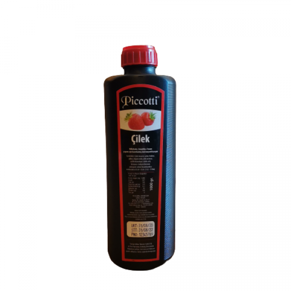 Piccotti Meyve Püresi Çilek 1000 Gr