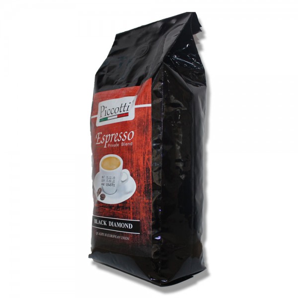 Piccotti Espresso Black Diamond Çekirdek Kahve 1 KG